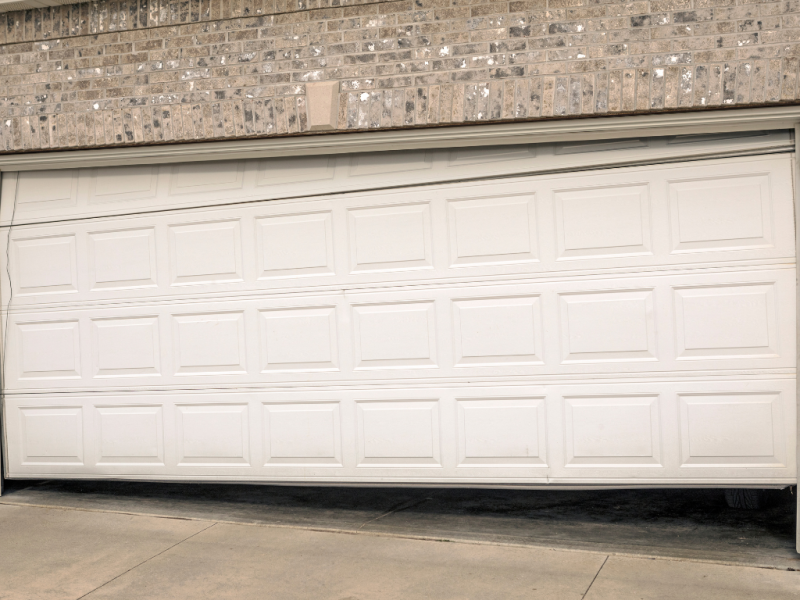 Damaged Garage Door