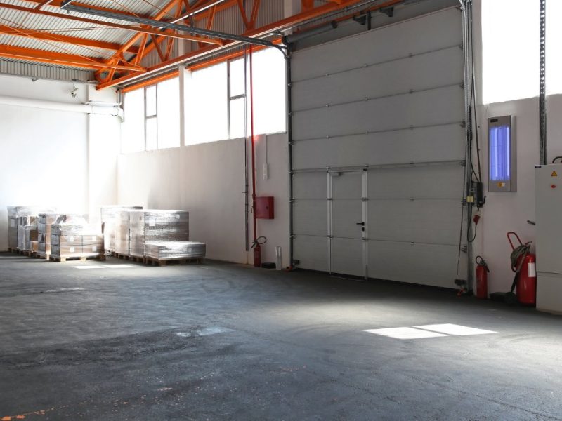 Industrial Double Garage Door