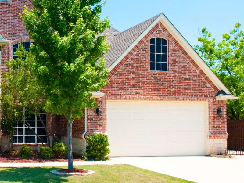 White Garage Door